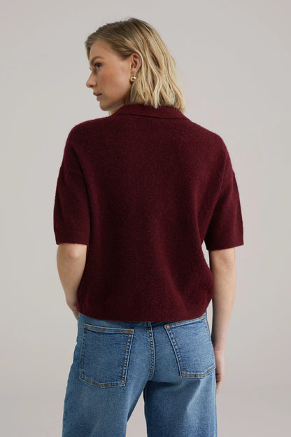 Cardigan tricoté en laine